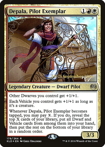 Depala, Pilot Exemplar  (Prerelease) [Kaladesh Prerelease Promos]