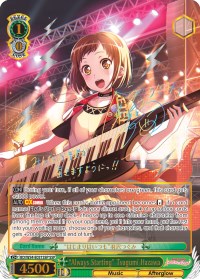 "Always Starting" Tsugumi Hazawa (BD/W54-E031SSP SSP) [BanG Dream! Girls Band Party!]