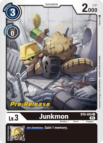 Junkmon [BT6-055] [Double Diamond Pre-Release Cards]