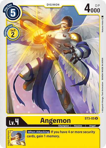 Angemon [ST3-05] [Amarillo del cielo] 