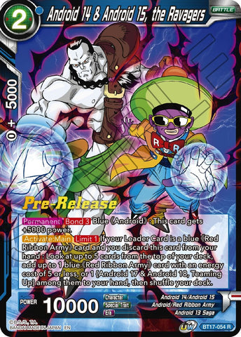 Android 14 & Android 15, the Ravagers (BT17-054) [Ultimate Squad Prerelease Promos]