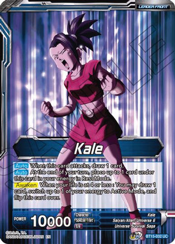 Kale // Kale, Demon of Universe 6 (BT15-032) [Promociones de presentación de Saiyan Showdown] 