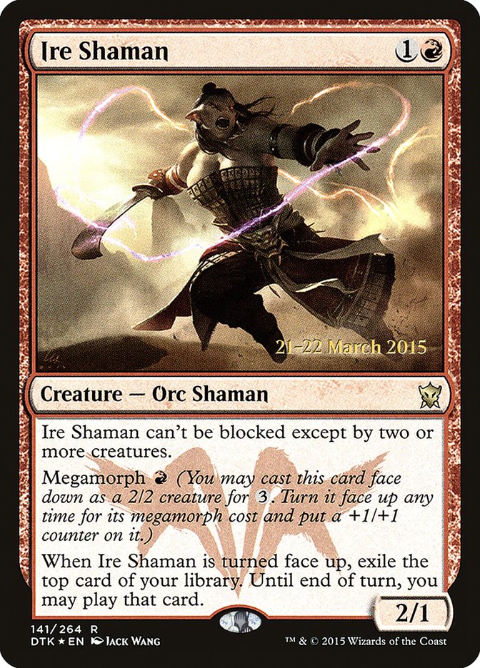 Ire Shaman  (Prerelease) [Dragons of Tarkir Prerelease Promos]