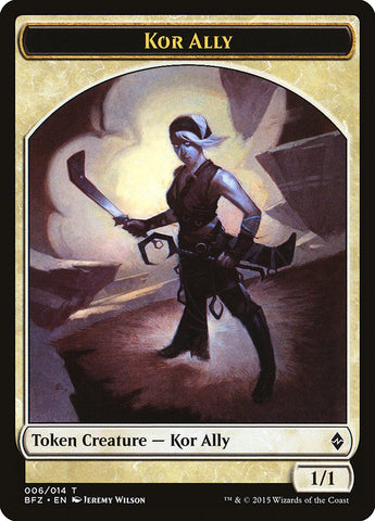 Kor Ally [Battle for Zendikar Tokens]