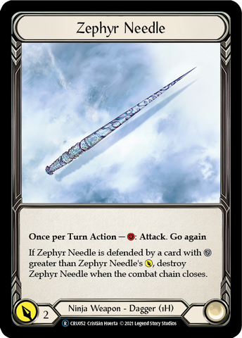Aiguille Zephyr [U-CRU052-RF] Feuille arc-en-ciel illimitée 