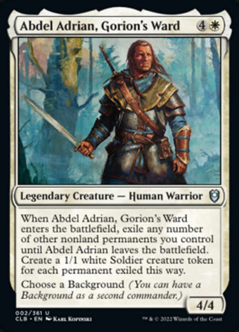 Abdel Adrian, distrito de Gorion [Commander Legends: Battle for Baldur's Gate] 