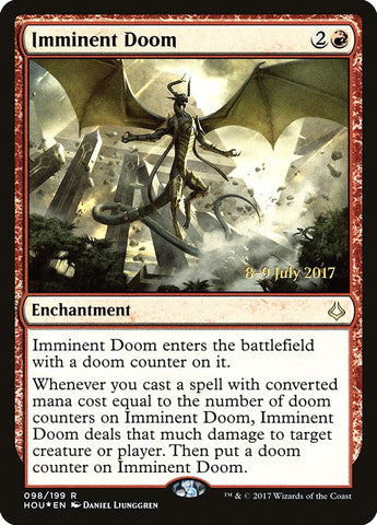 Imminent Doom  (Prerelease) [Hour of Devastation Prerelease Promos]