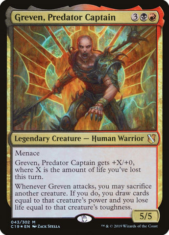Greven, capitaine des prédateurs [Commander 2019] 