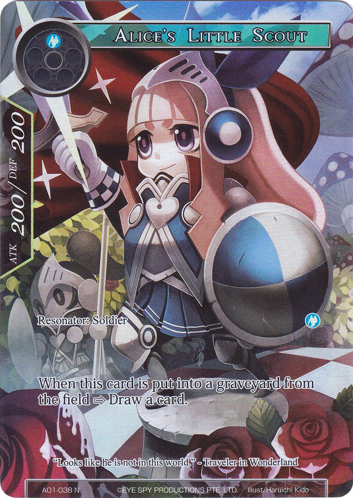 Alice's Little Scout (Full Art) (AO1-038) [Alice Origin]