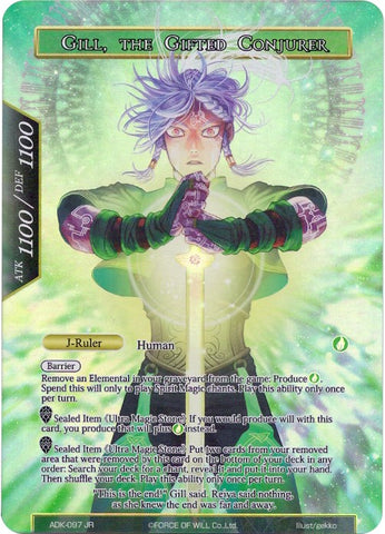 Gill // Gill, the Gifted Conjurer (Alternate Art) (ADK-097) [Advent of the Demon King]