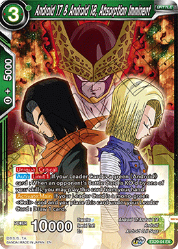 Android 17 & Android 18, Absorption Imminent (EX20-04) [Ultimate Deck 2022]