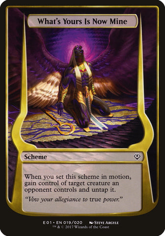 Ce qui est à toi est maintenant à moi [Archenemy: Nicol Bolas Schemes] 