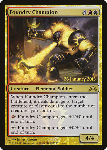 Foundry Champion  (Prerelease) [Gatecrash Prerelease Promos]