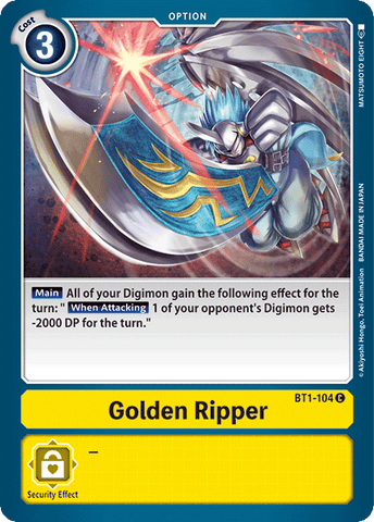 Golden Ripper [BT1-104] [Lanzamiento de refuerzo Ver.1.0] 