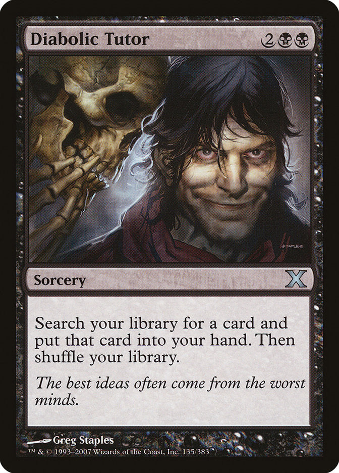 Diabolic Tutor [Dixième édition] 