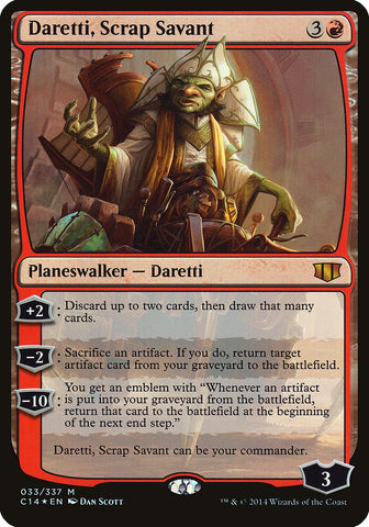 Daretti, Scrap Savant (Commander 2014) [Commander 2014 Oversized]