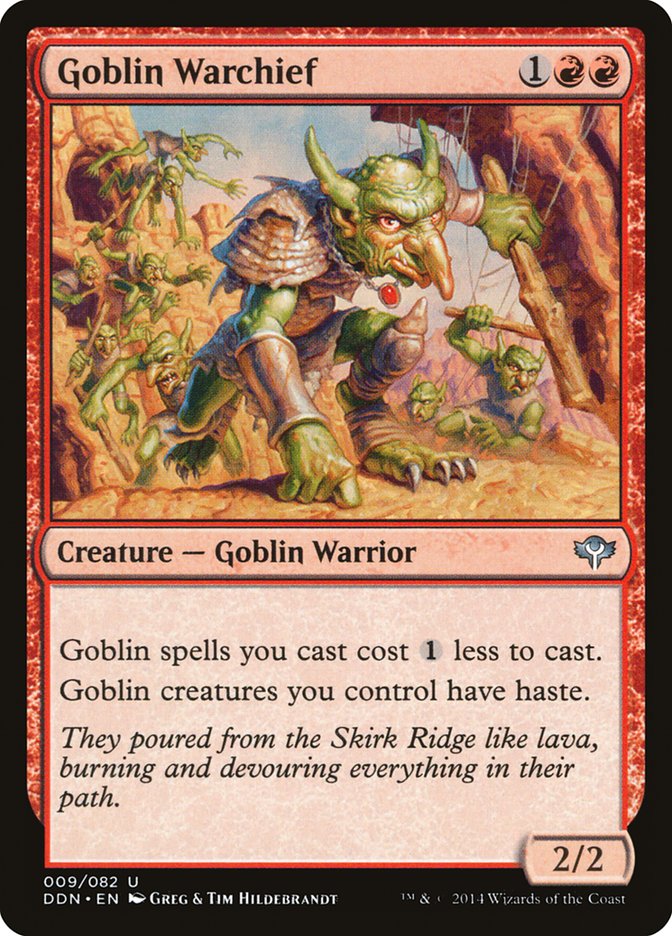 Goblin Warchief [Duel Decks: Velocidad vs. Astucia] 