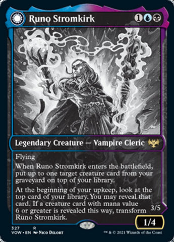 Runo Stromkirk // Krothuss, Lord of the Deep (Showcase Eternal Night) [Innistrad: Crimson Vow]