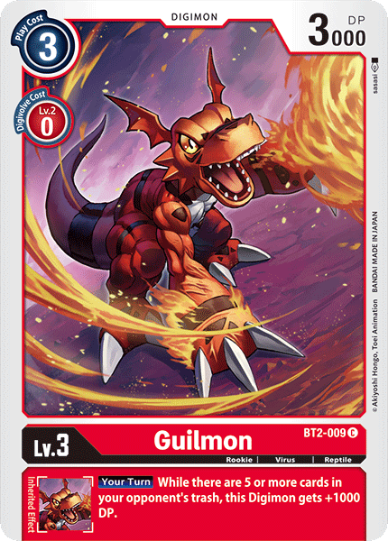 Guilmon [BT2-009] [Release Booster Ver.1.0]