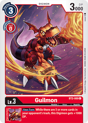 Guilmon [BT2-009] [Release Booster Ver.1.0]