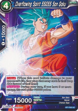 Overflowing Spirit SSGSS Son Goku [BT1-032]