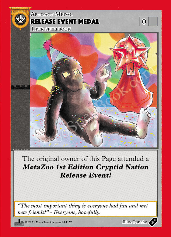 Medalla de evento de lanzamiento (Cryptid Nation) [Medallas]