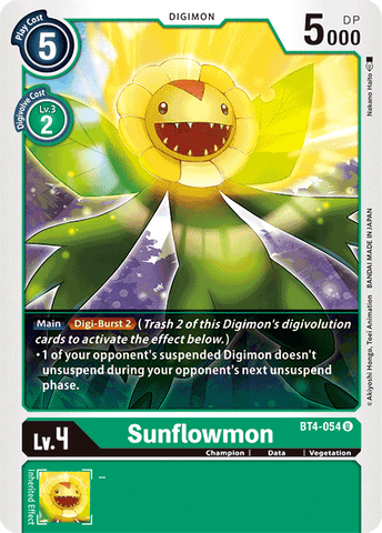 Sunflowmon [BT4-054] [Gran Leyenda] 