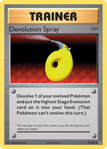 Devolution Spray (76/108) [XY : Évolutions]