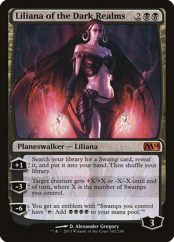 Liliana des royaumes sombres [Magic 2014] 