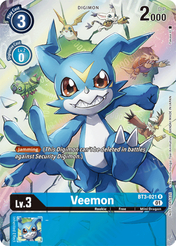 Veemon (1-Year Anniversary Box Topper) [Cartes promotionnelles]