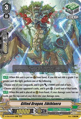 Gifted Dragon, Eikthlaera (D-VS06/075EN) [V Clan Collection Vol.6]