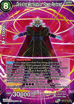 Dark King Mechikabura, Power Restored (Super Rare) [BT13-142]