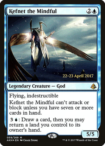 Kefnet the Mindful  (Prerelease) [Amonkhet Prerelease Promos]