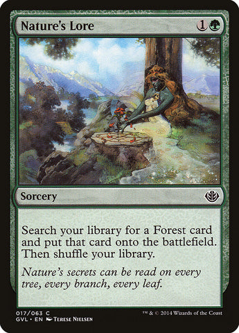 Nature's Lore (Garruk contre Liliana) [Duel Decks Anthology] 