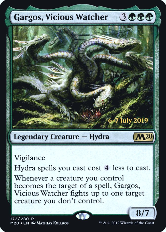 Gargos, Vicious Watcher  [Core Set 2020 Prerelease Promos]