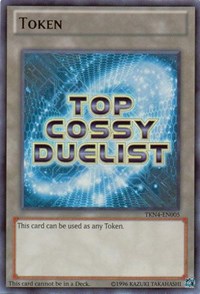 Token de duelista COSSY mejor clasificado (azul) [TKN4-EN005] Ultra raro 