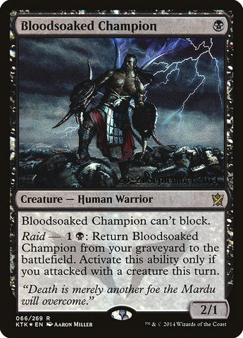 Bloodsoaked Champion  (Prerelease) [Khans of Tarkir Prerelease Promos]