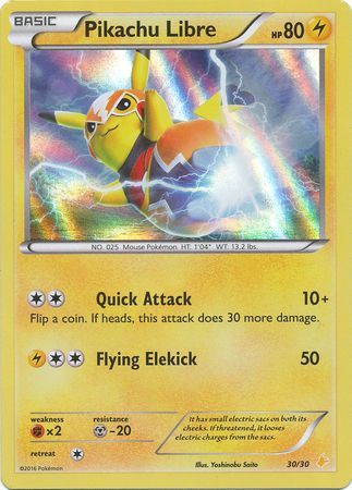 Pikachu Libre (30/30) [XY: Kit de Entrenador 3 - Pikachu Libre] 