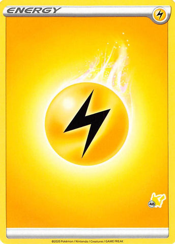 Lightning Energy (Pikachu Stamp #48) [Battle Academy 2022]