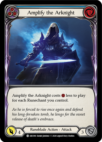 Amplify the Arknight (Azul) [U-ARC096] Lámina arcoíris ilimitada 
