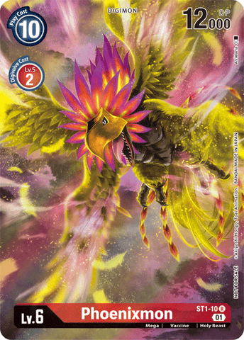 Phoenixmon [ST1-10] (arte alternativo) [Gaia Red] 