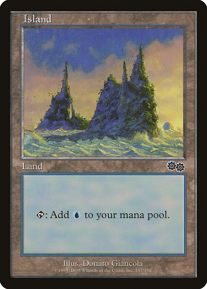 Island (#337) [Urza's Saga]