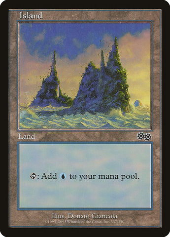 Island (#337) [Urza's Saga]