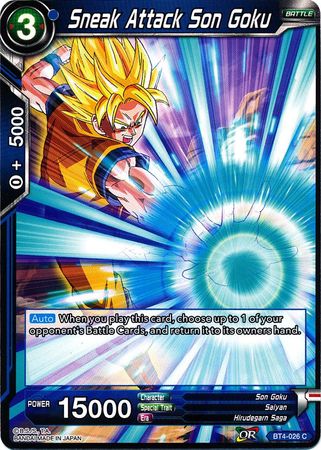 Sneak Attack Son Goku [BT4-026]