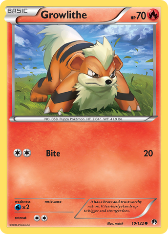 Growlithe (10/122) [XY : BREAKpoint] 