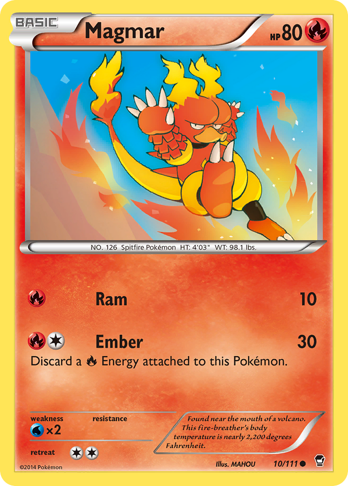 Magmar (10/111) [XY : Poings furieux] 