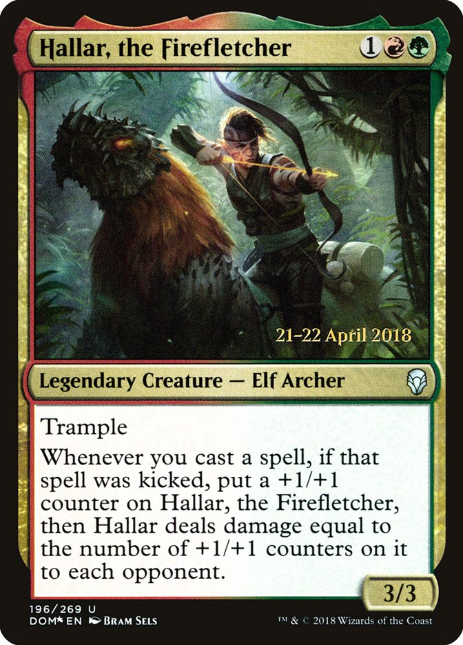 Hallar, le Firefletcher (Avant-première) [Promos d'Avant-première Dominaria] 