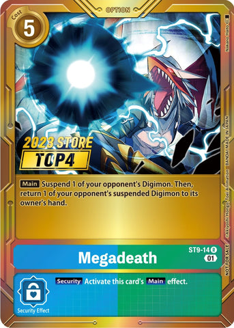 Megadeath [ST9-14] (2023 Store Top 4) [Starter Deck: Ultimate Ancient Dragon Promos]