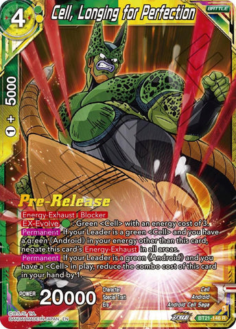 Cell, Longing for Perfection (BT21-146) [Wild Resurgence Pre-Release Cards]