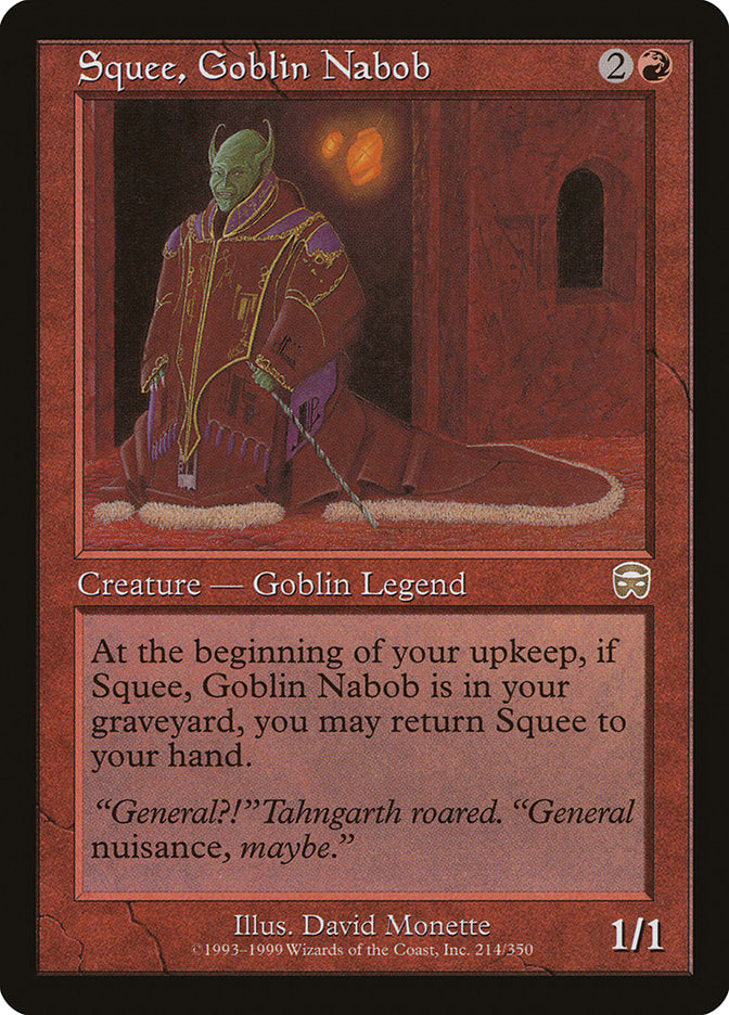 Squee, Goblin Nabob [Máscaras de Mercadian] 